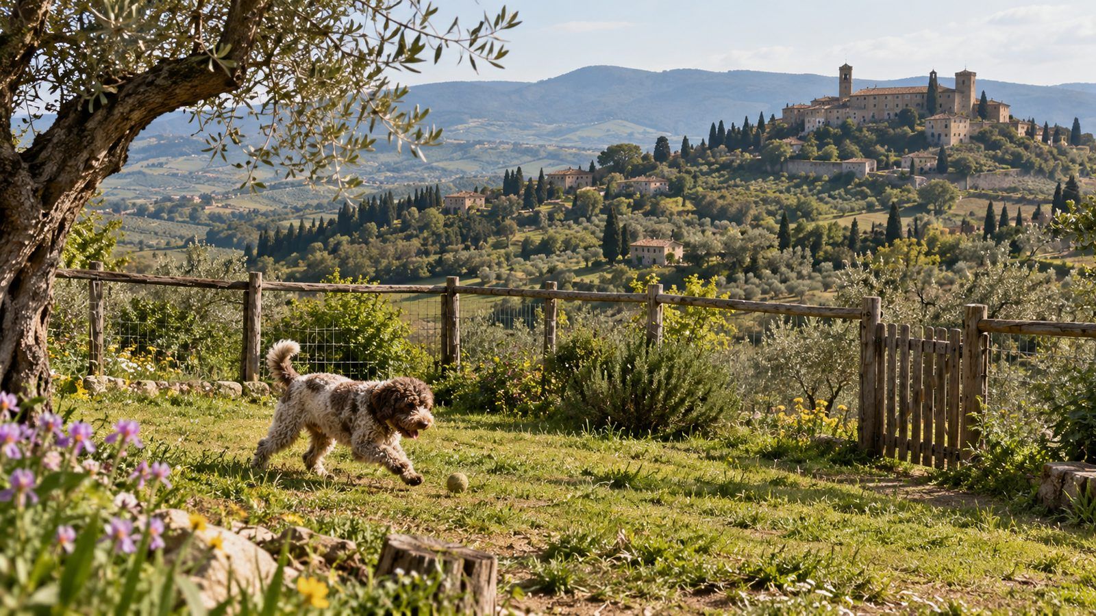 Area cani in collina