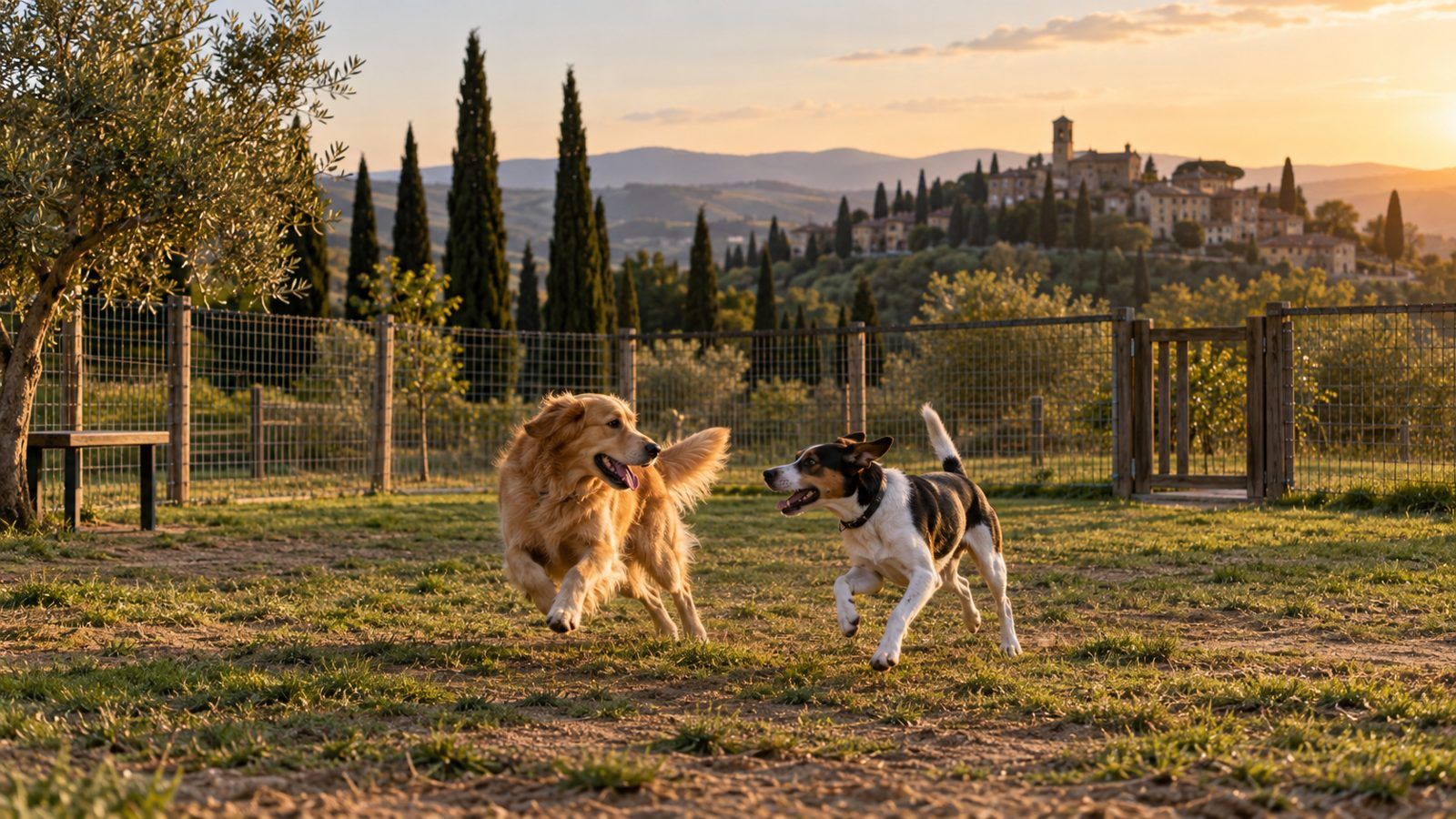 Area cani in collina