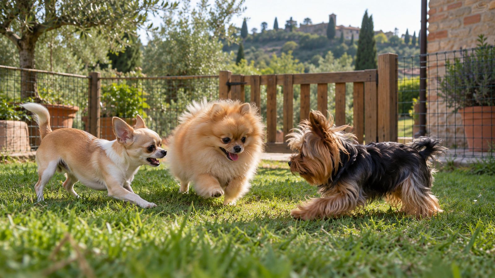 Recinto per cani di piccola taglia